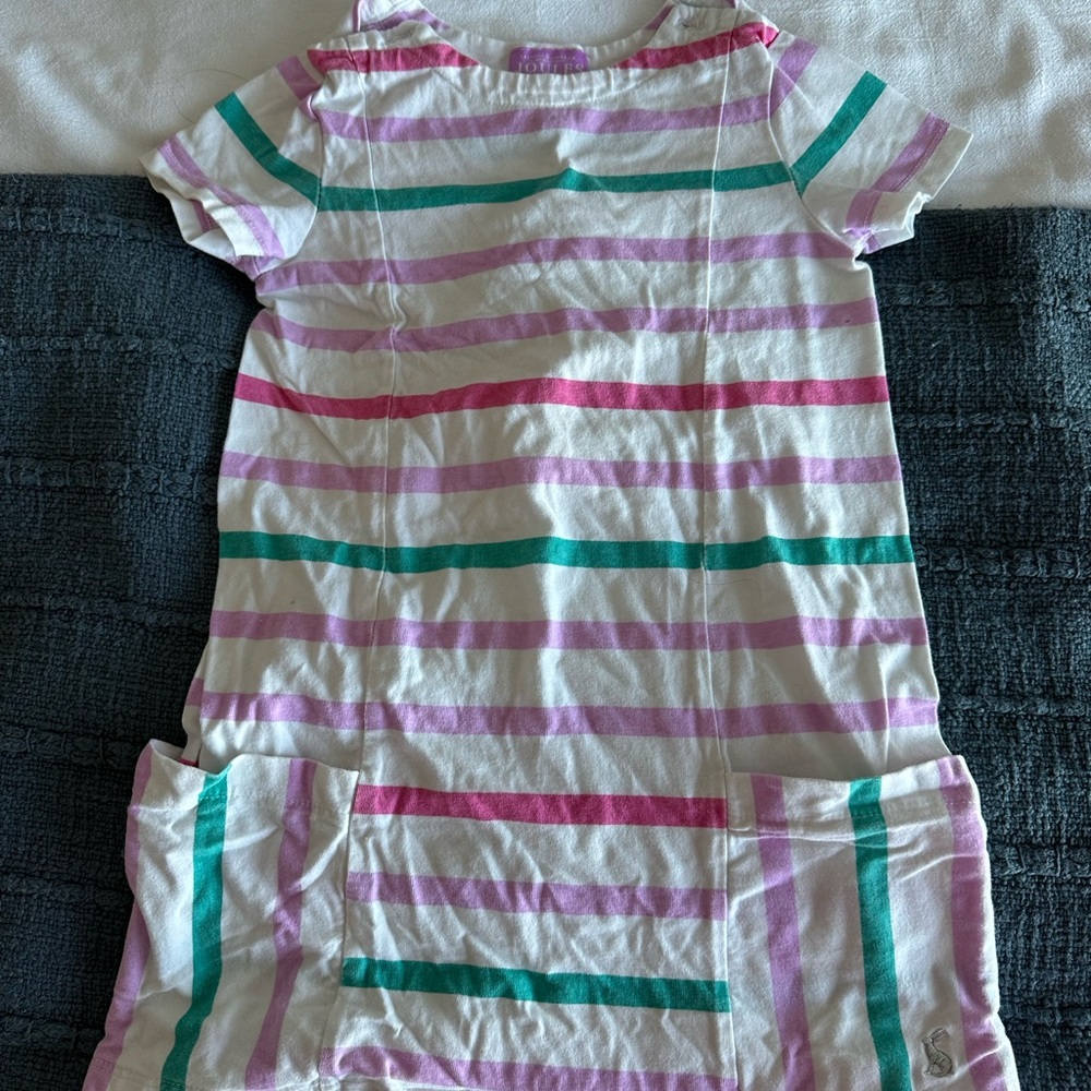 Joules Striped dress 4T
